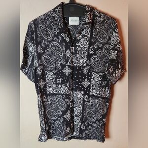 Kuwalla Bandana Print Button Up Shirt